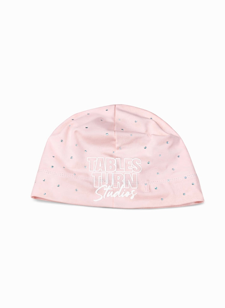 PINK RHINESTONE BEANIE