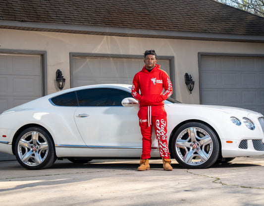RED RHINESTONE SWEATSUITS